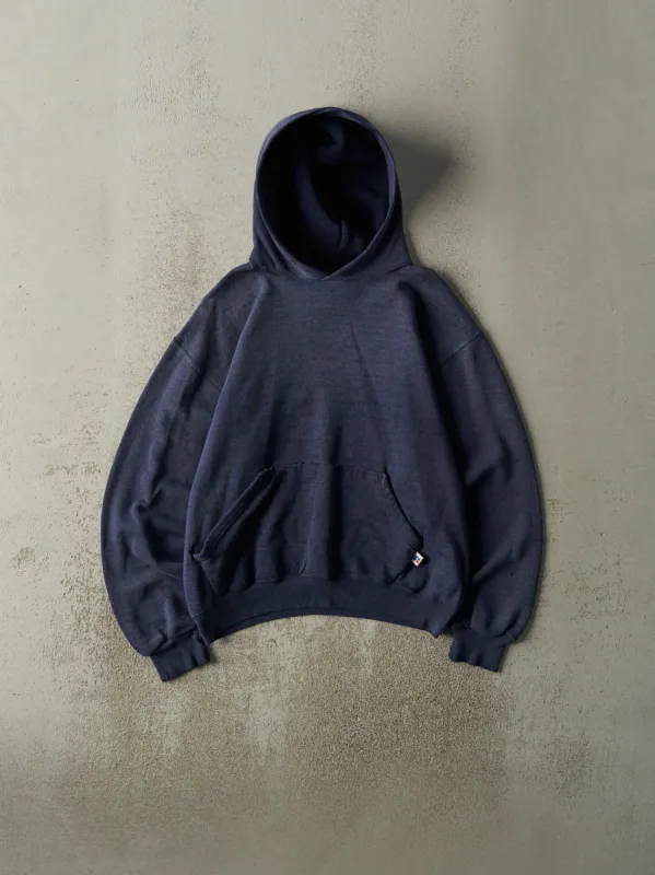 Vintage 90s Navy Blue Russell Athletic Hoodie (M) sold by Rebalance Vintage