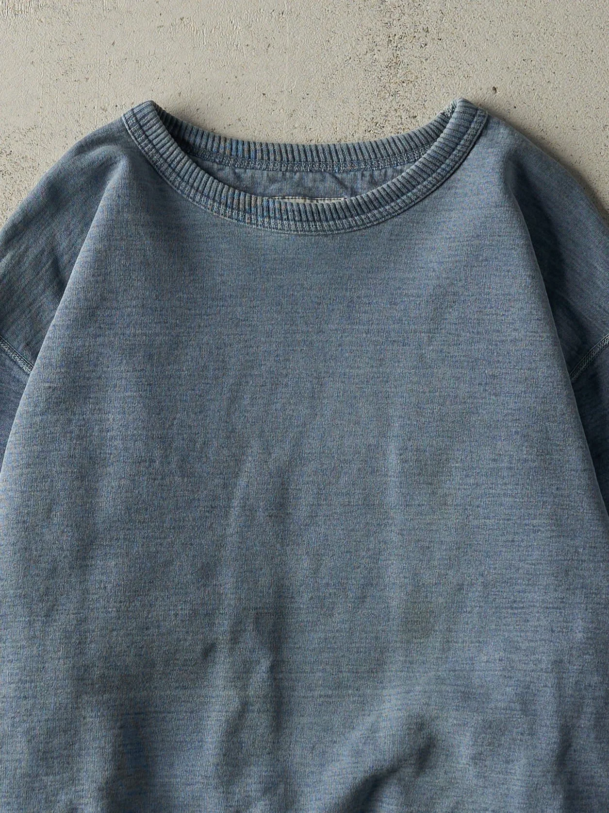 Vintage Y2K Washed Blue Blank Wind River Crewneck (L) sold by Rebalance Vintage product image thumbnail 2