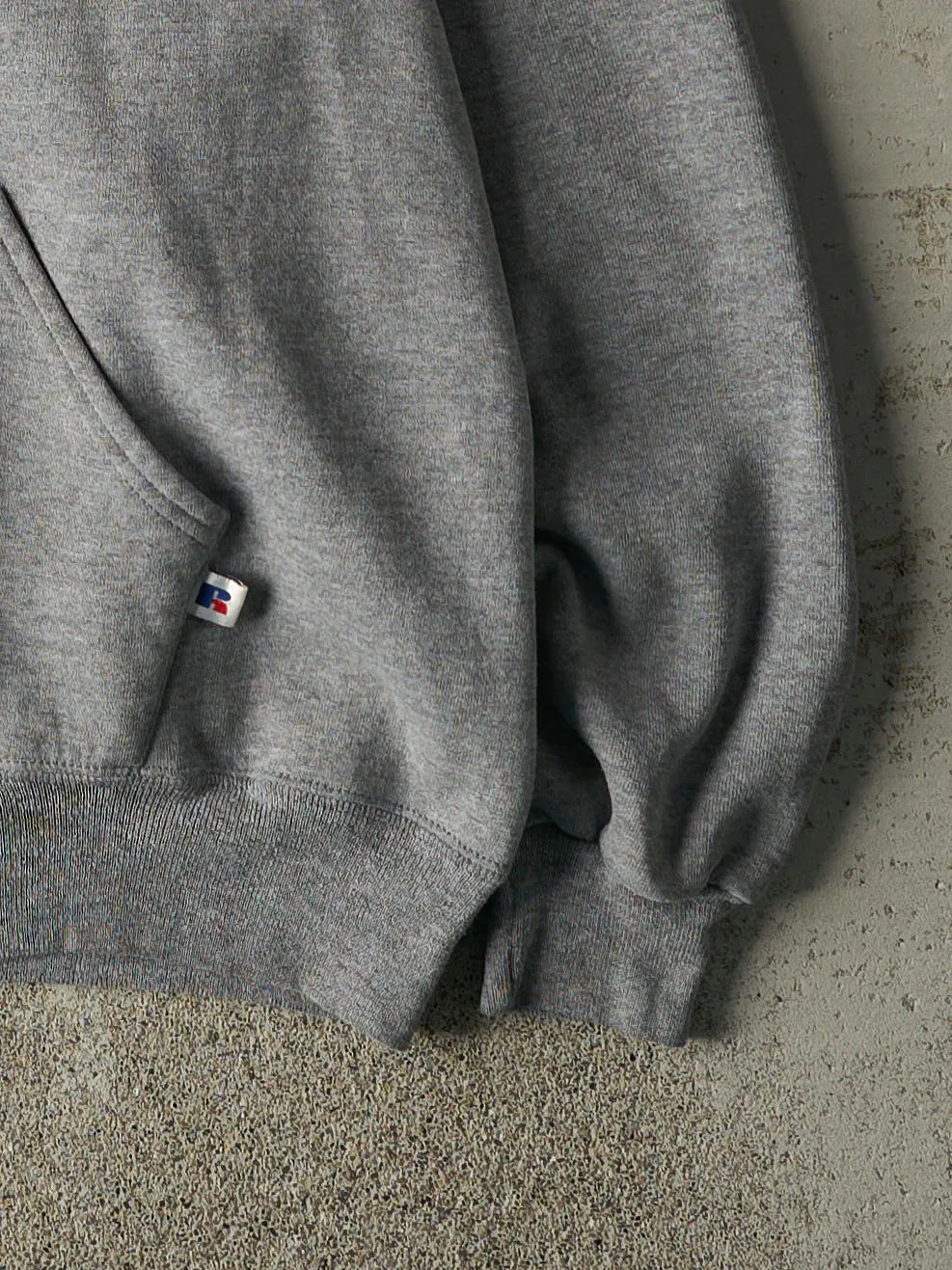 Vintage 90s Grey Tomahawk Soccer Russell Athletic Hoodie (L) sold by Rebalance Vintage product image thumbnail 3