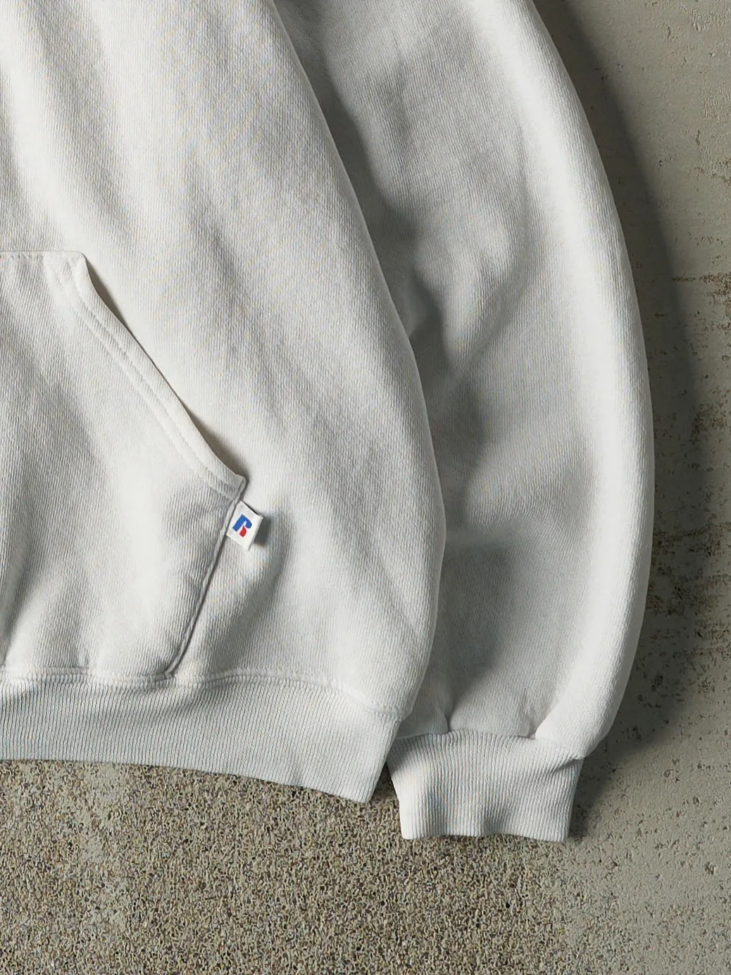 Vintage Y2K White WWU University Russell Athletic Hoodie (M) sold by Rebalance Vintage product image thumbnail 3