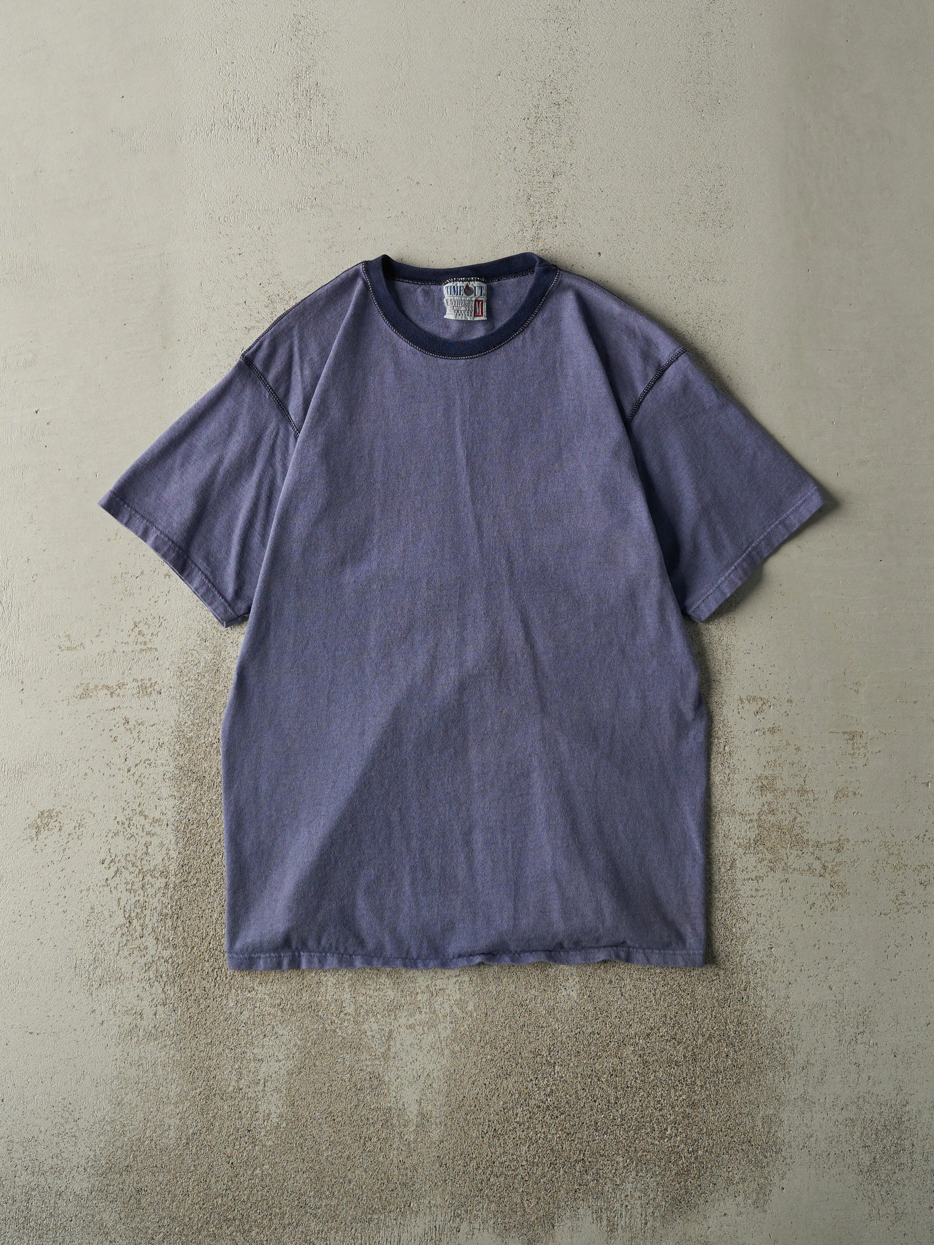 Vintage 90s Washed Blue Blank Tee (M/L) sold by Rebalance Vintage