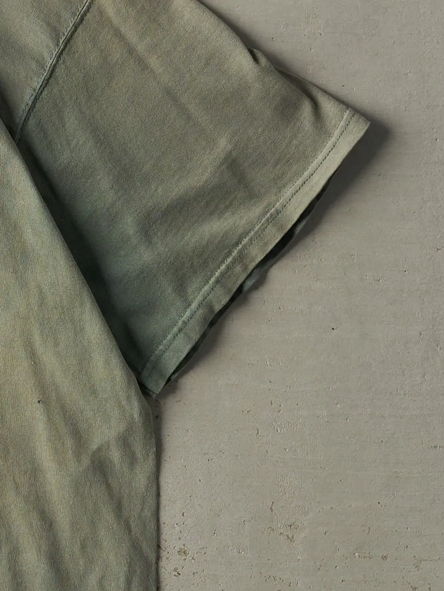 Vintage Y2K Sun Faded Green Blank Tee (XL/XXL) sold by Rebalance Vintage product image thumbnail 3