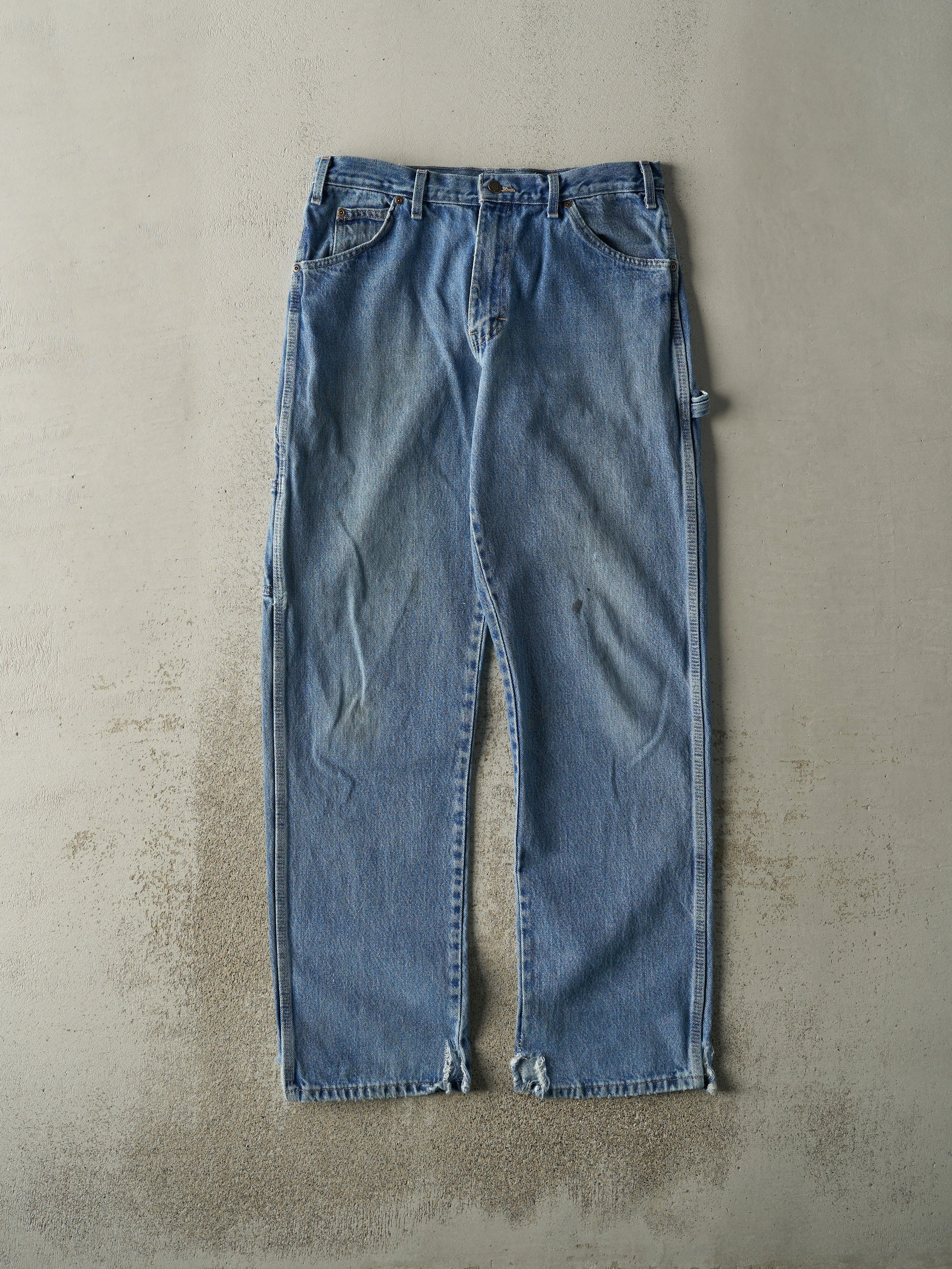Vintage 90s Light Wash Dickies Carpenter Jeans (33x33) sold by Rebalance Vintage