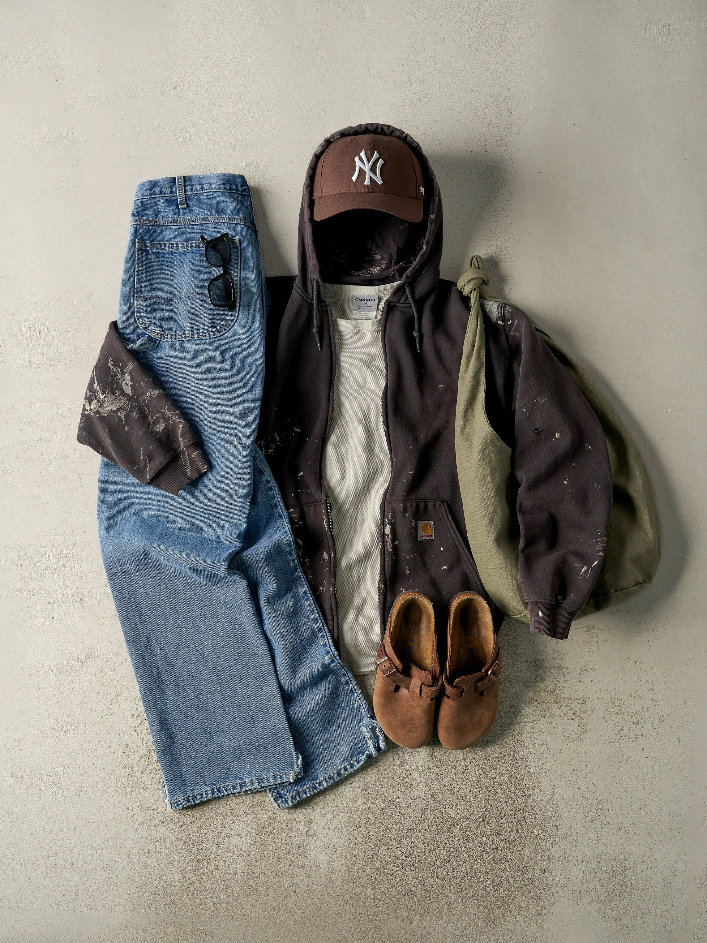 Vintage 90s Light Wash Dickies Carpenter Jeans (33x33) sold by Rebalance Vintage product image thumbnail 2