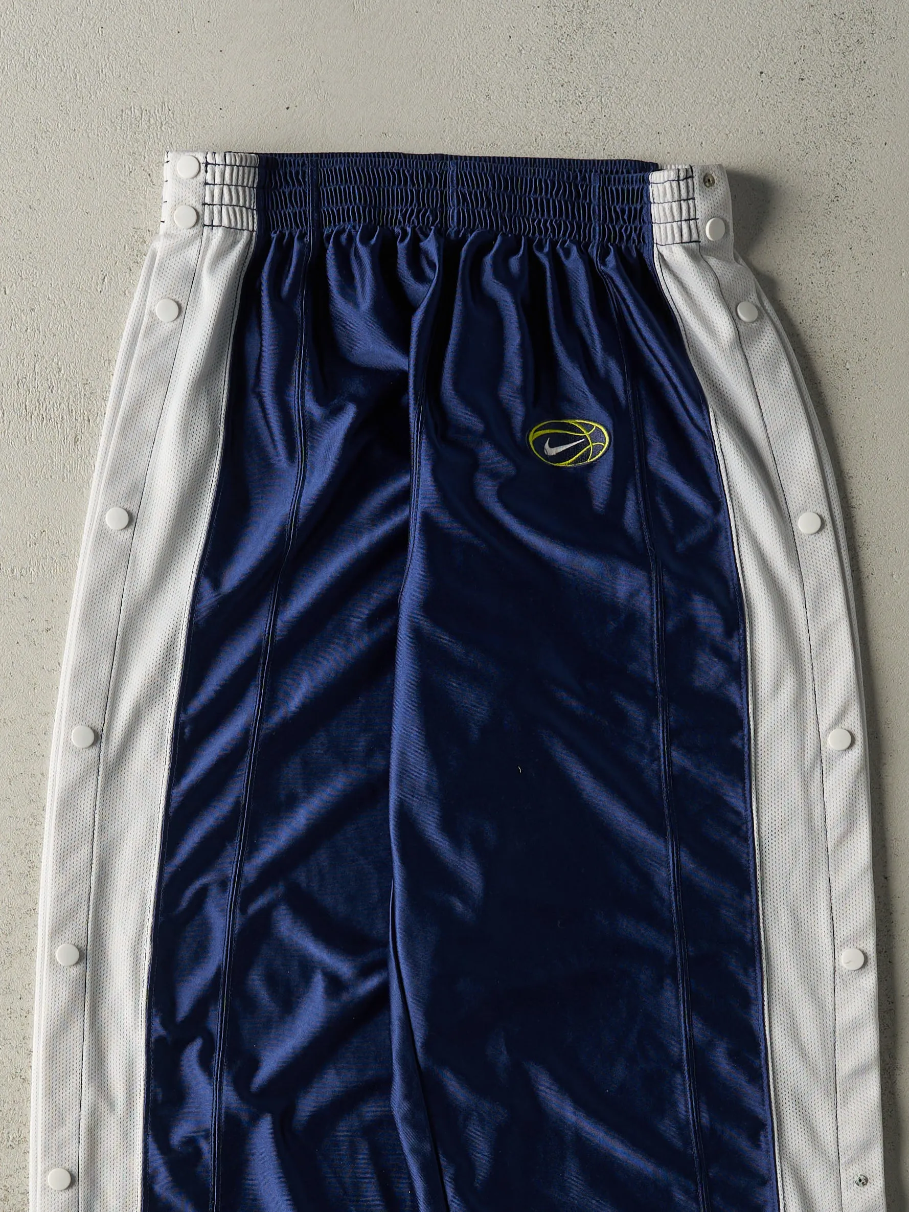 Vintage 90s Navy Blue Nike Tear Away Track Pants (29x34) sold by Rebalance Vintage product image thumbnail 3
