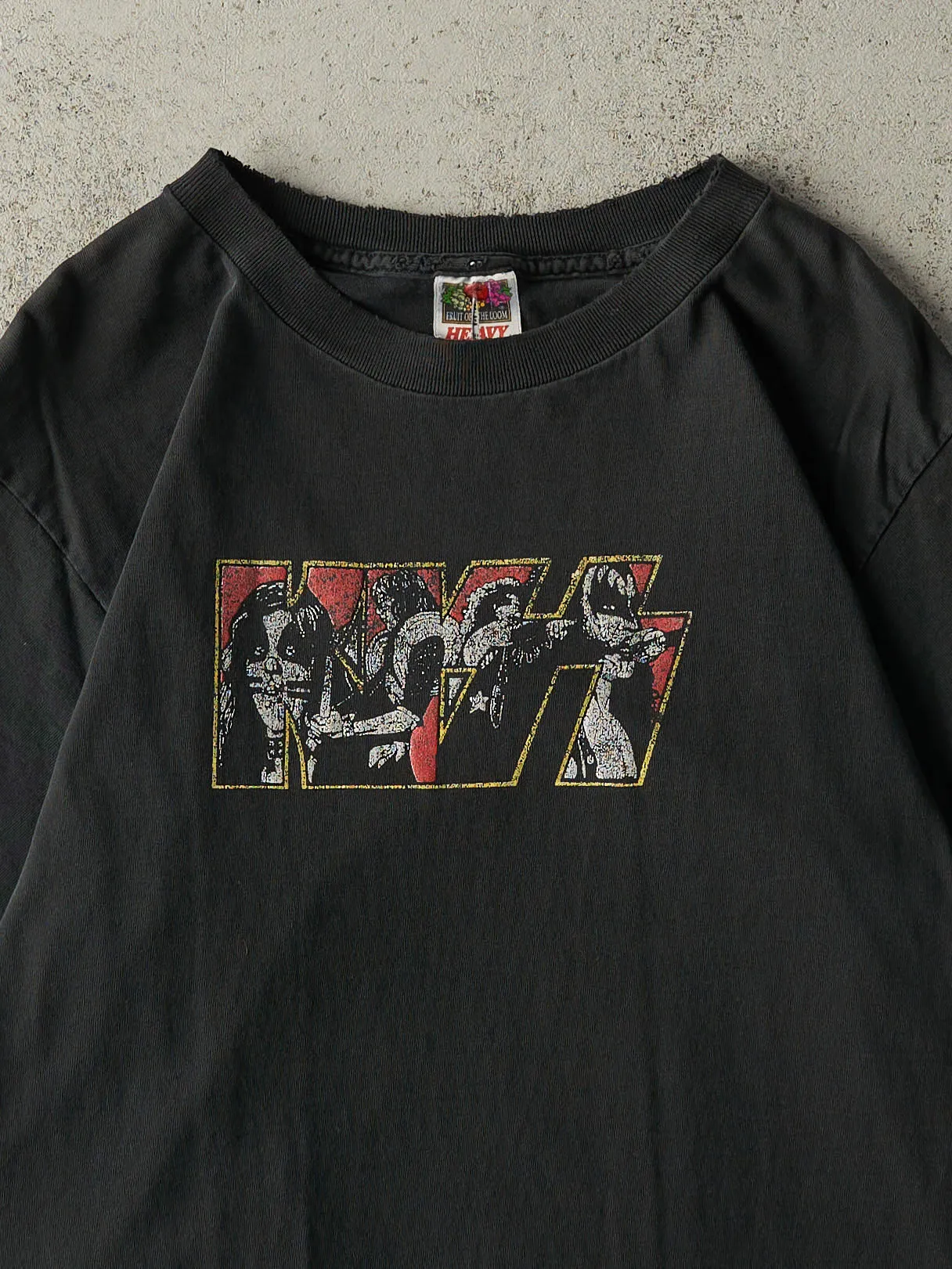 Vintage 90s Black Kiss Tee (M) sold by Rebalance Vintage product image thumbnail 2