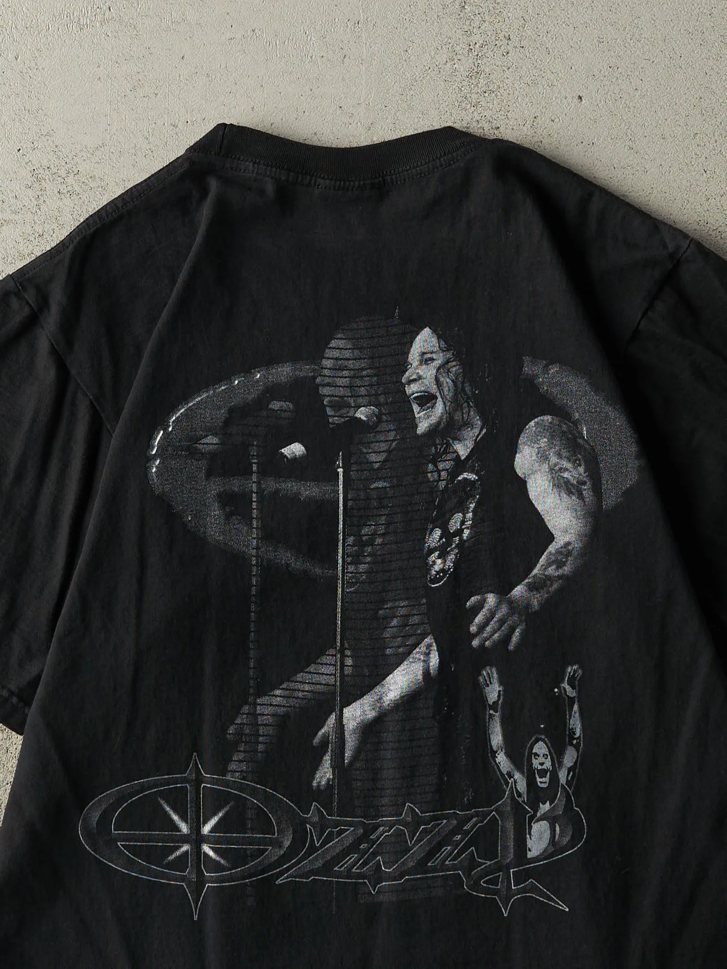 Vintage Y2K Black Ozzy Osbourne Bootleg Tee (M) sold by Rebalance Vintage product image thumbnail 4