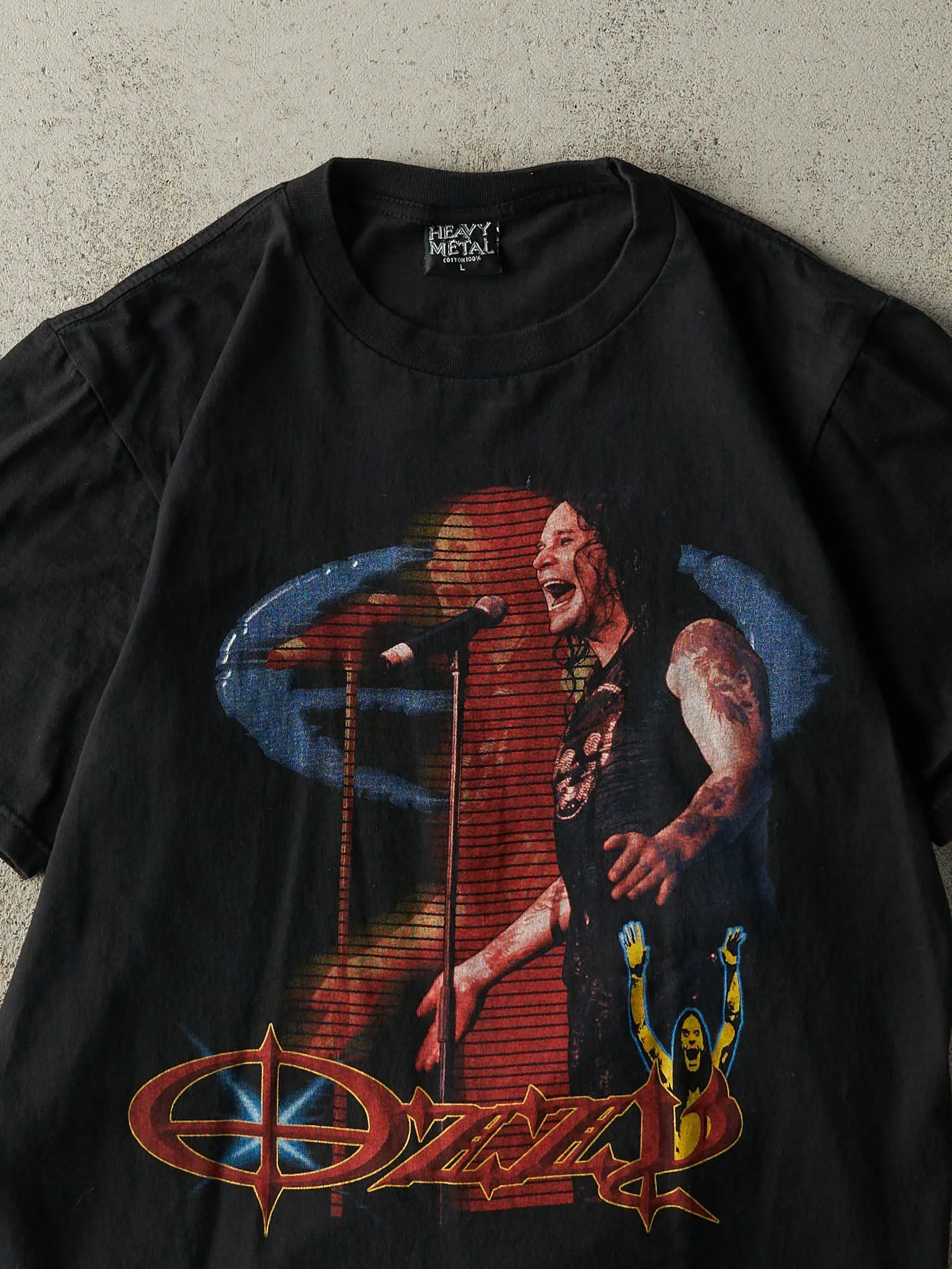 Vintage Y2K Black Ozzy Osbourne Bootleg Tee (M) sold by Rebalance Vintage product image thumbnail 3
