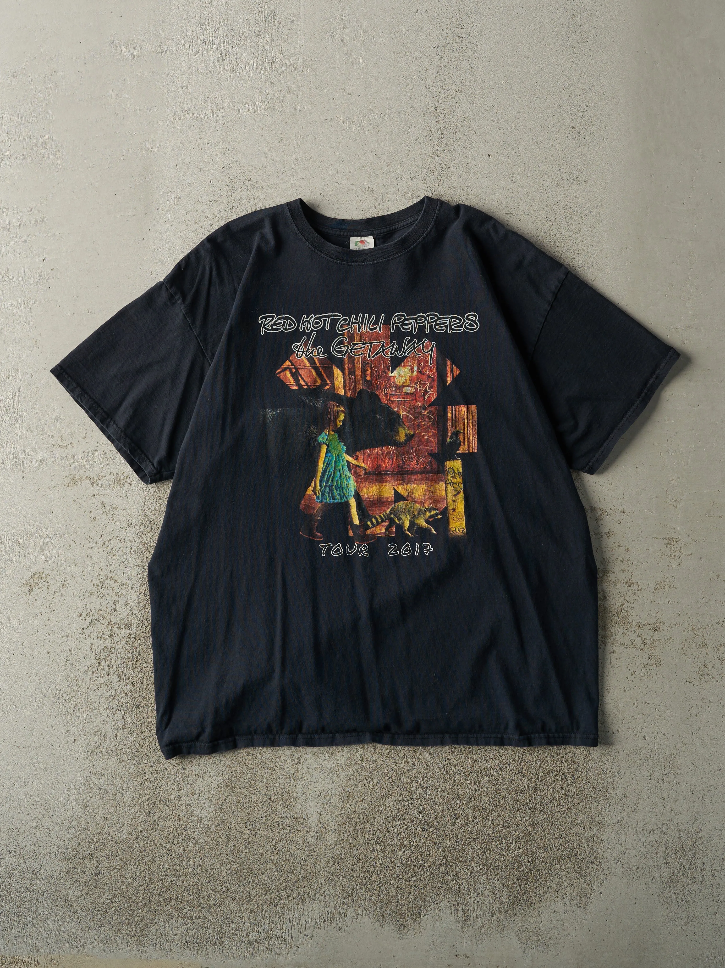 17' Black Red Hot Chili Peppers Tee (L) sold by Rebalance Vintage