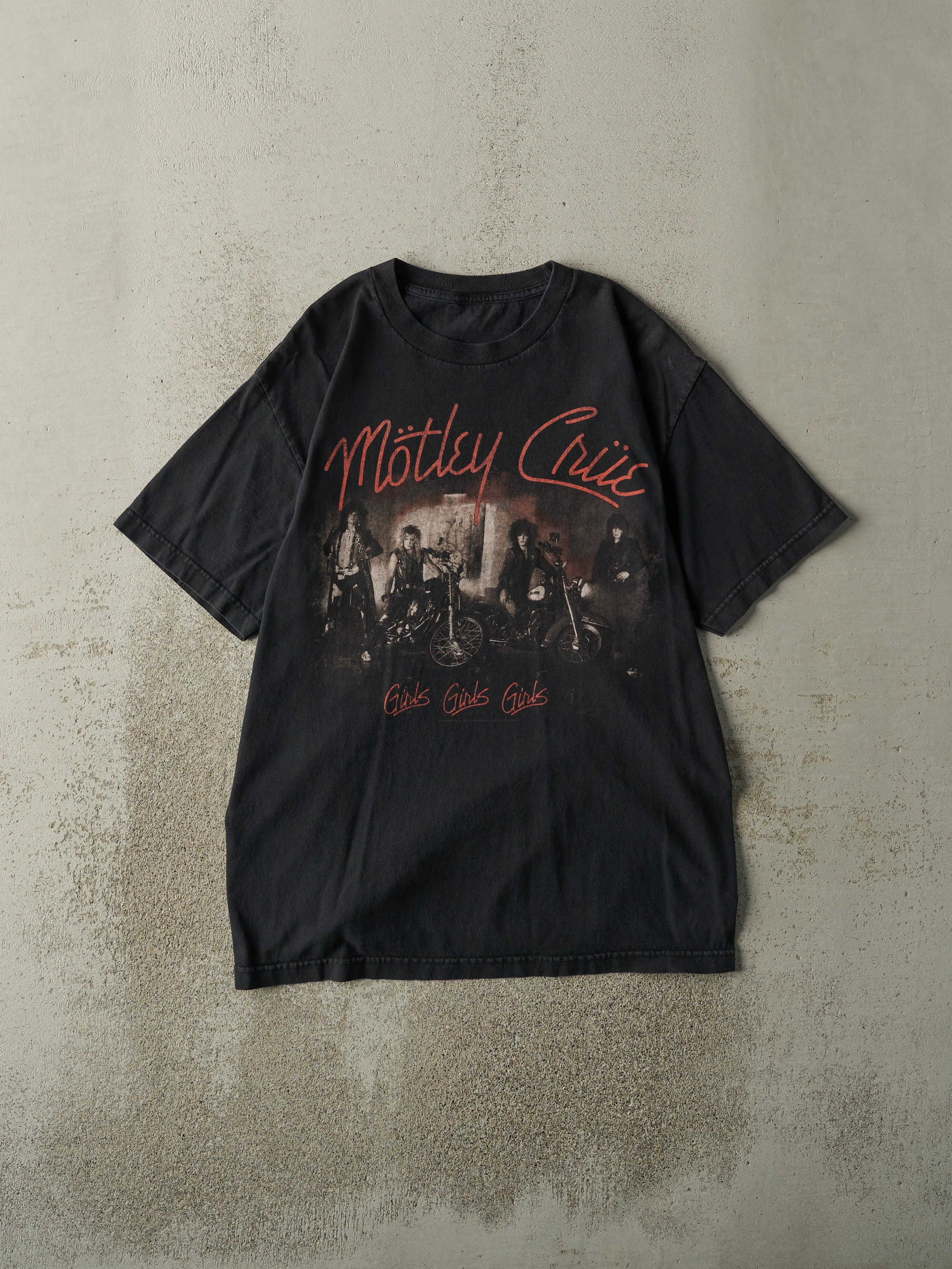 Vintage 13' Black Motley Crue Girls Girls Girls Tee (M) sold by Rebalance Vintage