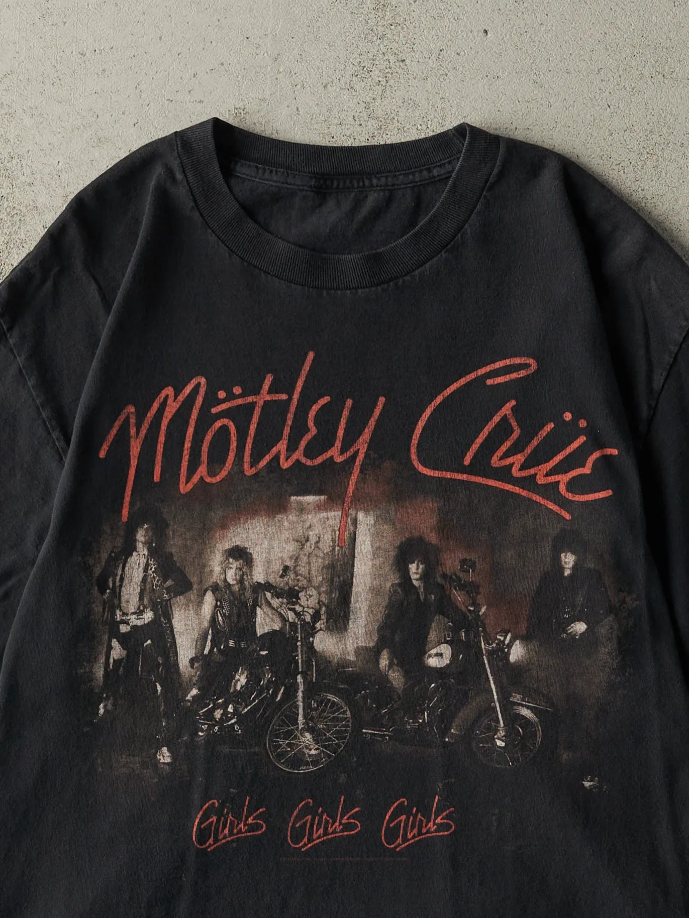 Vintage 13' Black Motley Crue Girls Girls Girls Tee (M) sold by Rebalance Vintage product image thumbnail 2
