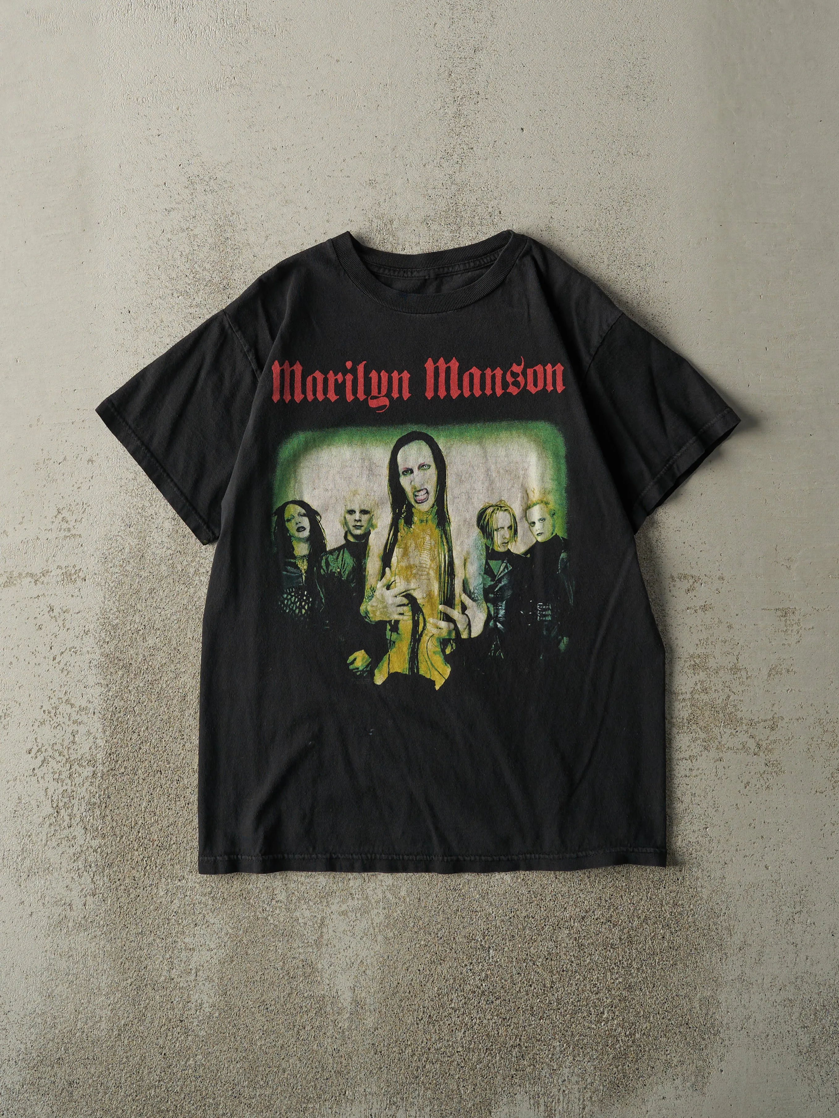 Vintage 13' Black Marilyn Manson Tee (S) sold by Rebalance Vintage