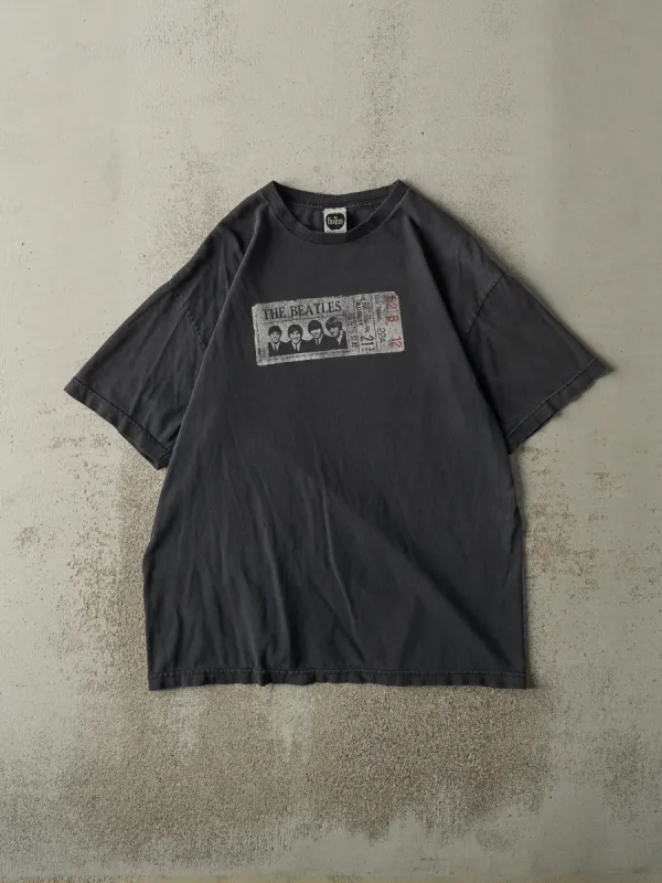 Vintage 05' Faded Black The Beatles Tee (M) made by Rebalance Vintage