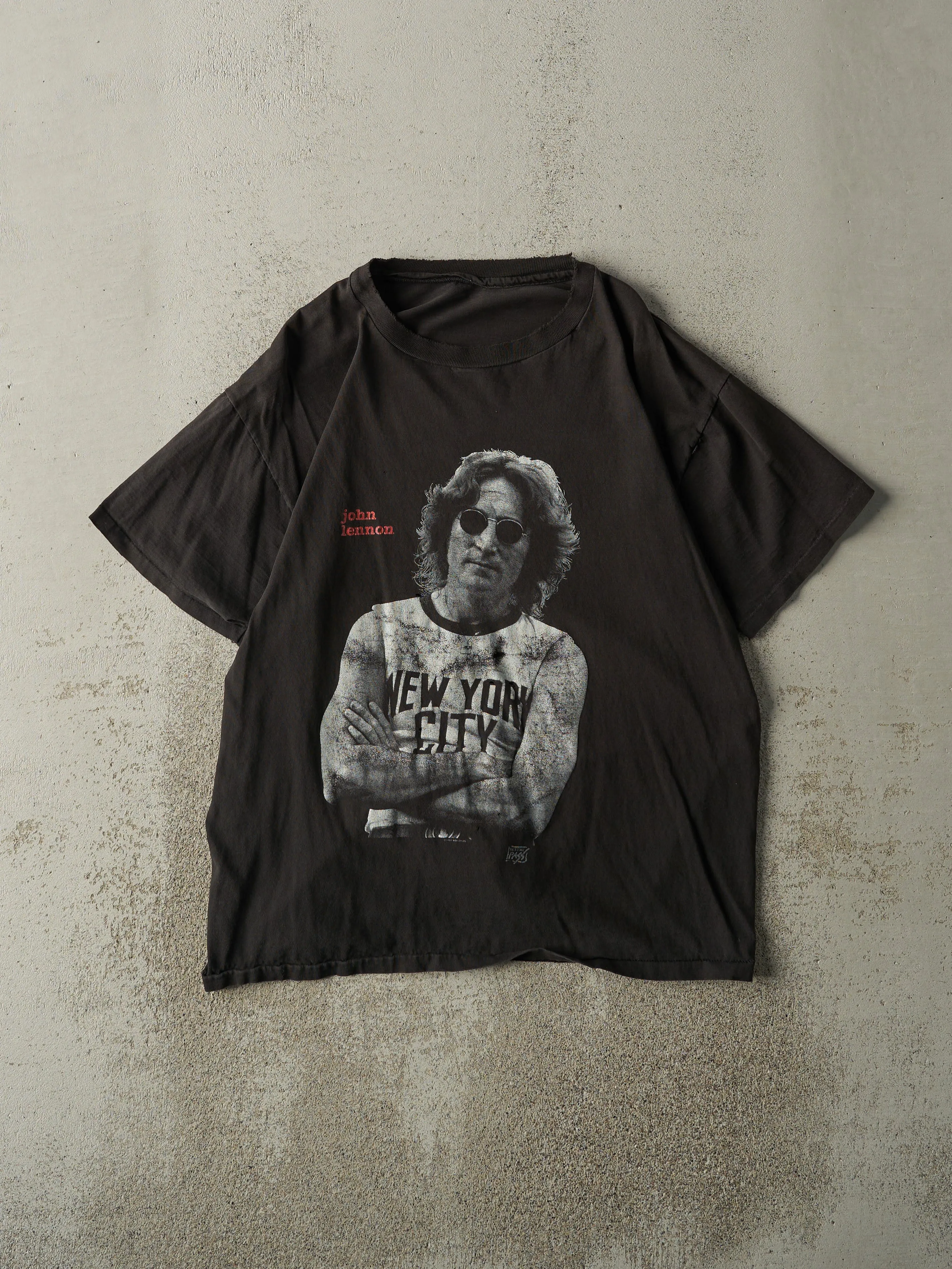 Vintage 91' Black John Lennon Imagine Tee (M) sold by Rebalance Vintage