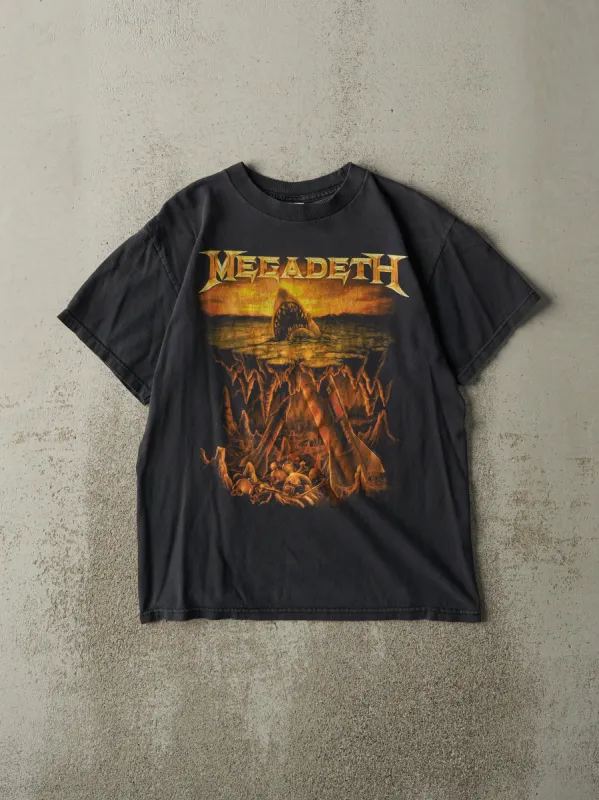 Vintage Y2K Black Megadeath Tee (S/M) sold by Rebalance Vintage