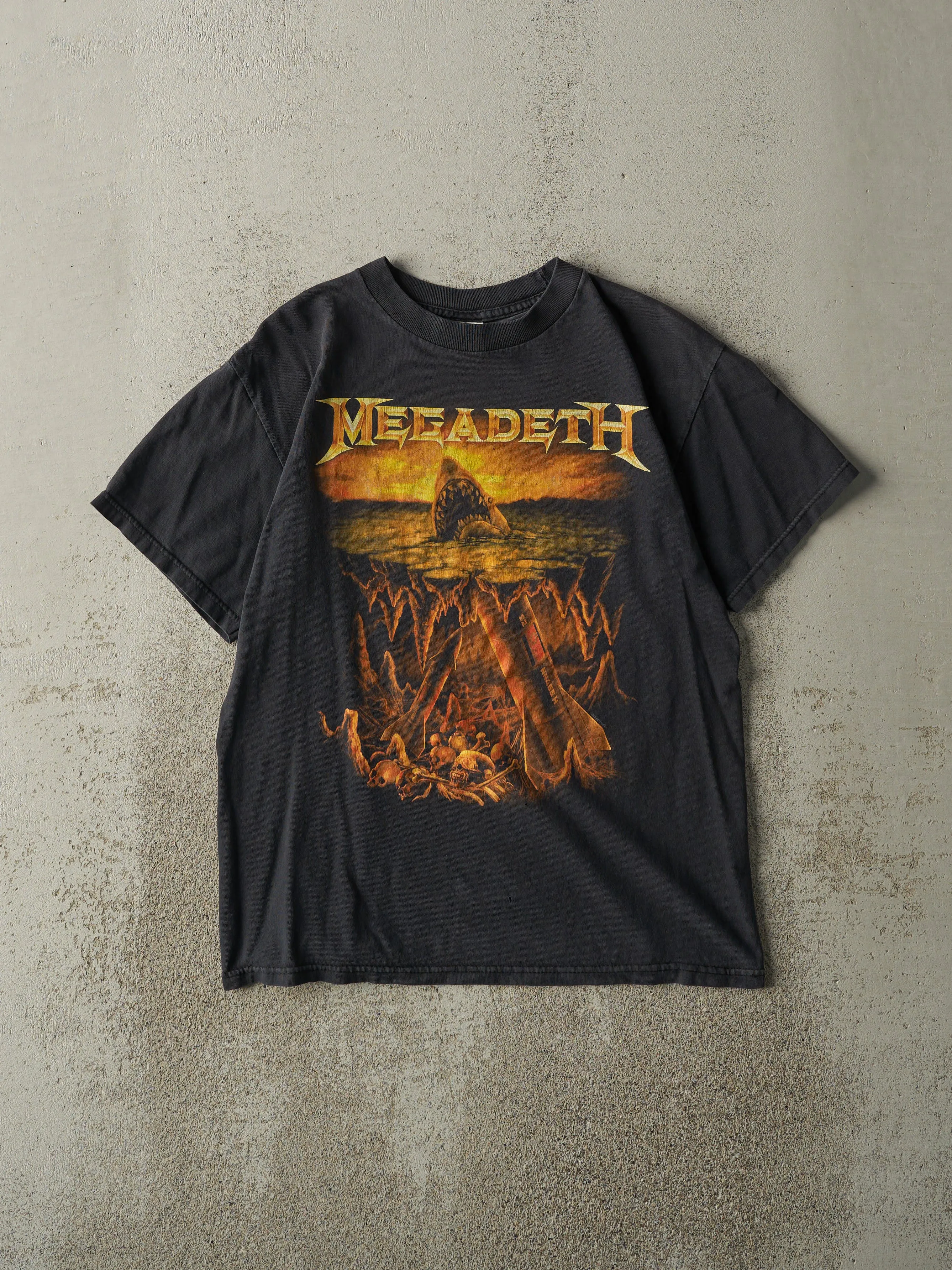 Vintage Y2K Black Megadeath Tee (S/M) sold by Rebalance Vintage