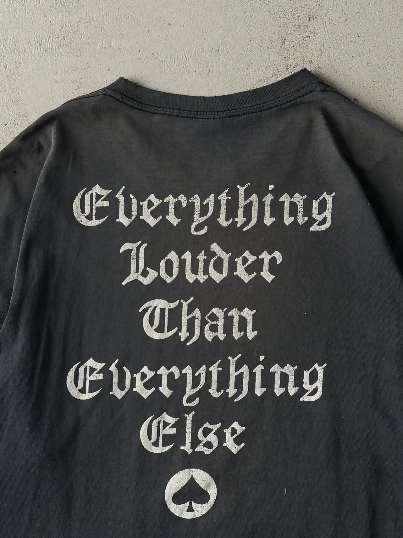 Vintage Y2K Sun Faded Black Motorhead Tee (L) sold by Rebalance Vintage product image thumbnail 5