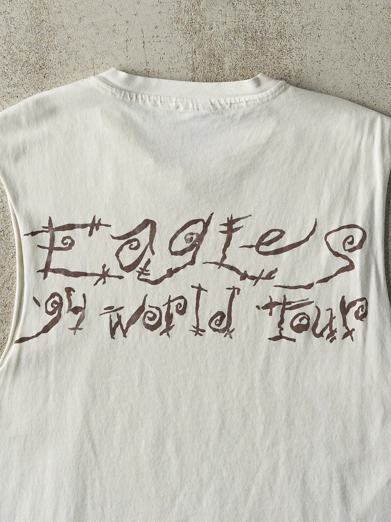 Vintage 94' White Eagles World Tour Cut Off Tee (M) sold by Rebalance Vintage product image thumbnail 4