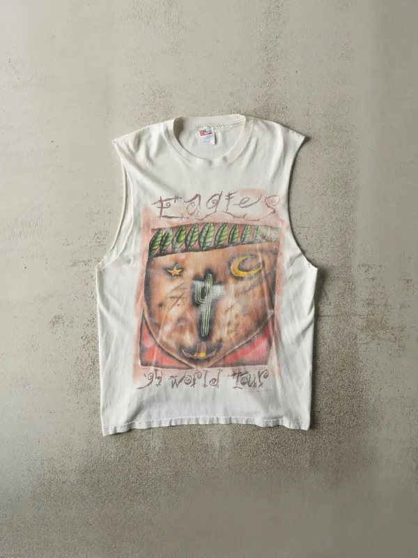 Vintage 94' White Eagles World Tour Cut Off Tee (M) sold by Rebalance Vintage