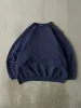 Vintage 90s Navy Blue Blank Boxy Crewneck (L) sold by Rebalance Vintage