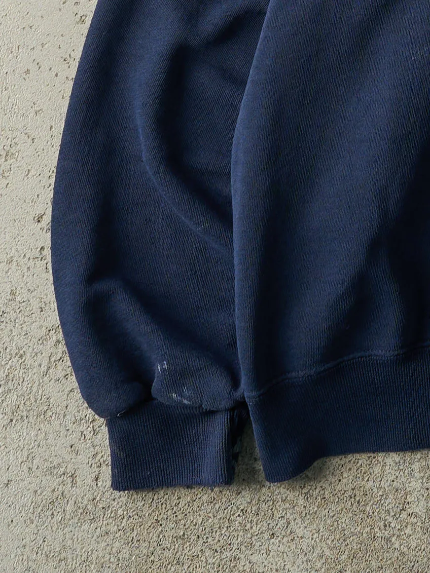 Vintage 90s Navy Blue Russell Athletic Blank Crewneck (L/XL) sold by Rebalance Vintage product image thumbnail 3