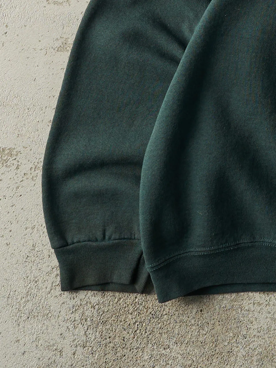 Vintage 90s Green Blank Crewneck (XL) sold by Rebalance Vintage product image thumbnail 3