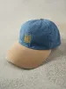 Vintage 90s Denim & Beige Embroidered Two Tone Leather Strap back sold by Rebalance Vintage