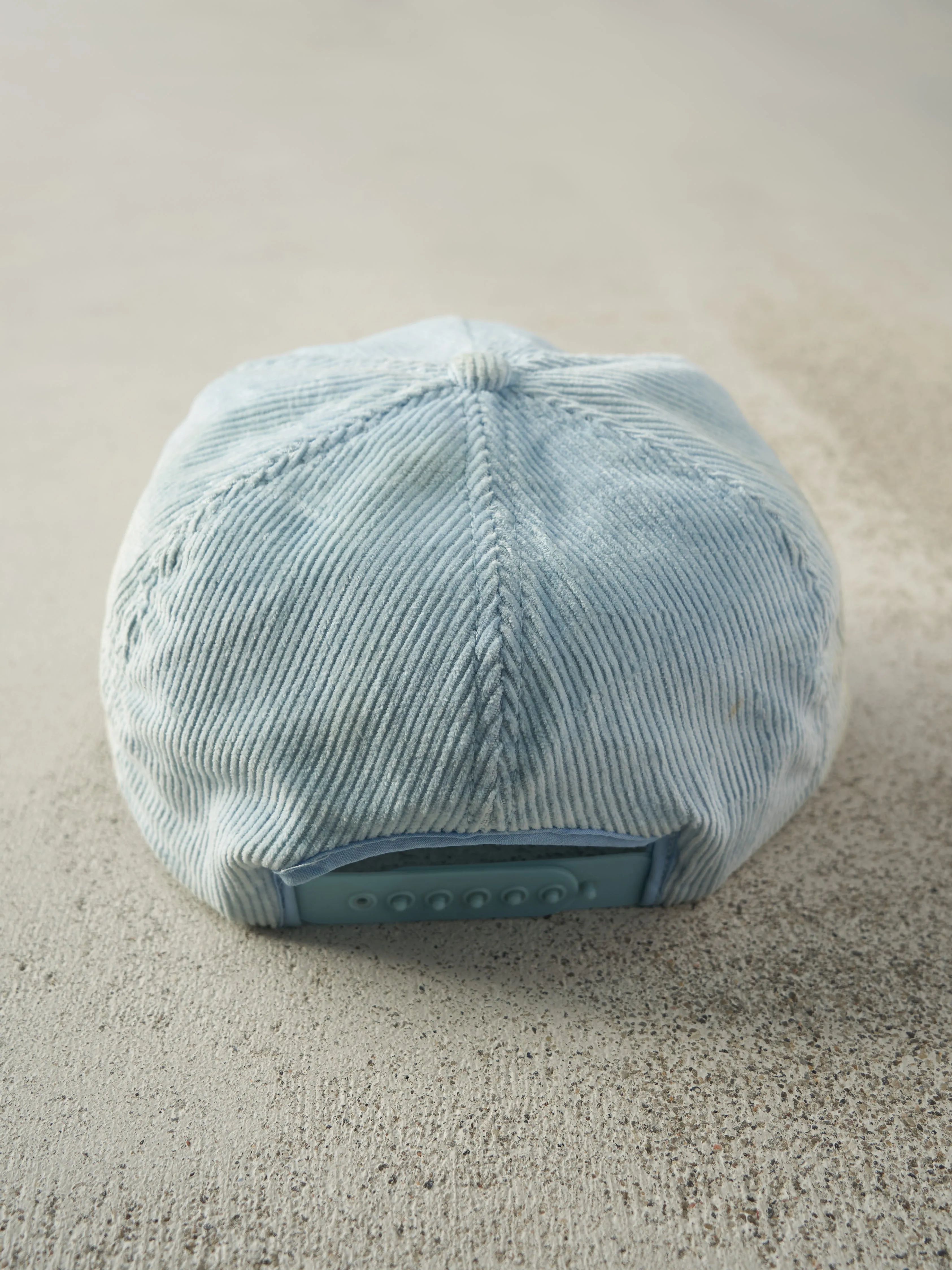 Vintage 90s Blue Canadian Princess Ucluelet, B.C. Corduroy Snapback sold by Rebalance Vintage product image thumbnail 3