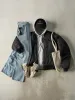 Vintage 90s Black & Orange Reversible Bomber Flight Jacket (XL) sold by Rebalance Vintage
