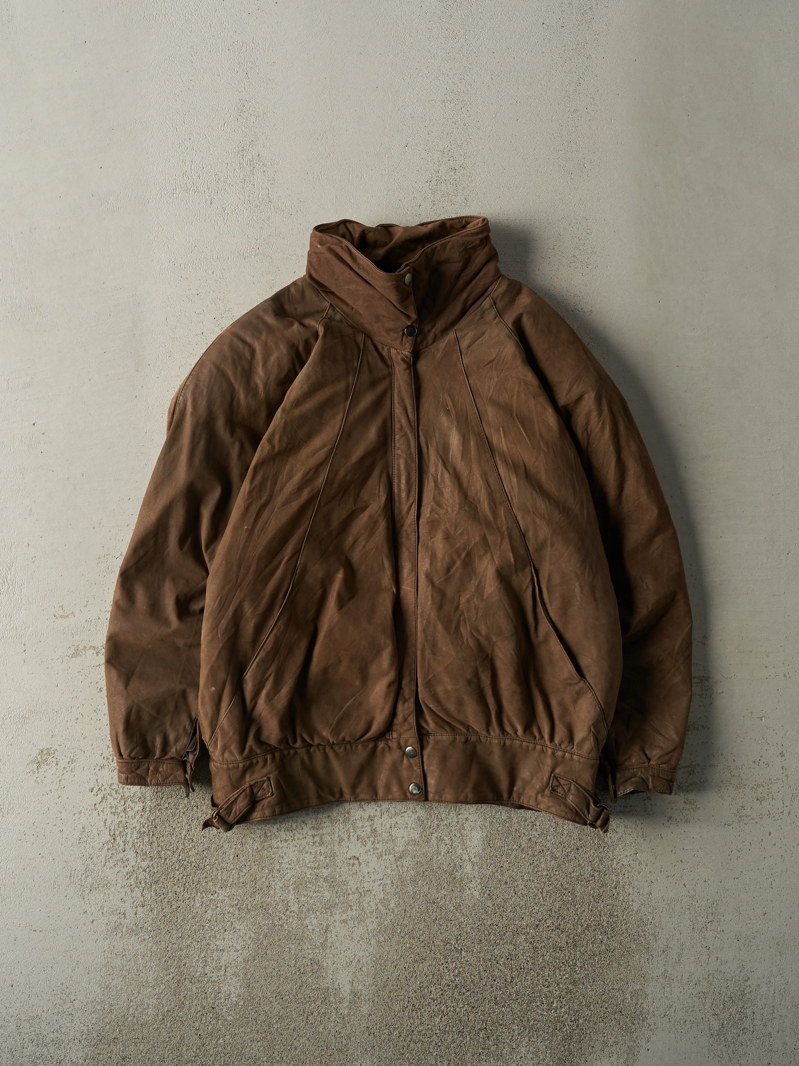 Vintage 90s Brown Massimo Suede Jacket (M/L) sold by Rebalance Vintage