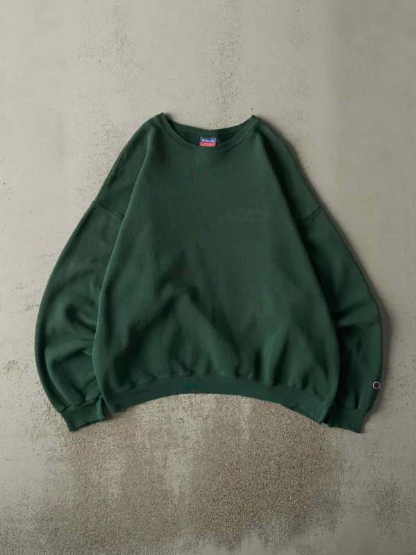 Vintage Y2K Green Champion Crewneck (XL) sold by Rebalance Vintage