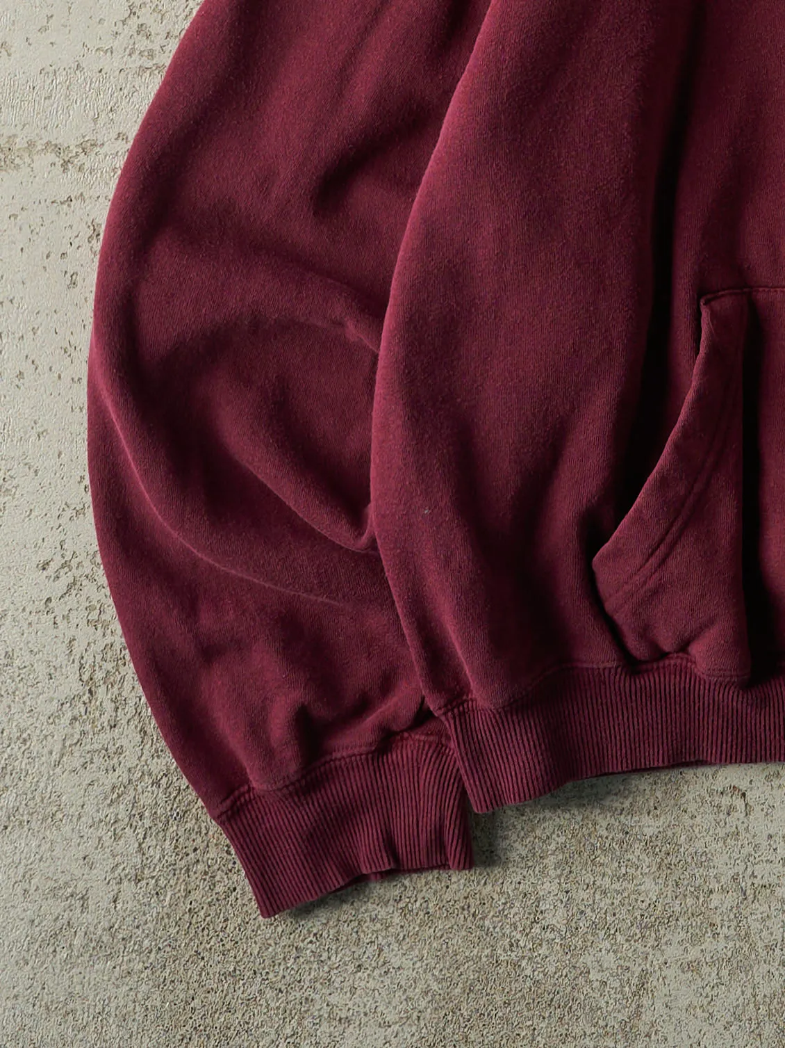 Vintage Y2K Burgundy Embroidered Arizona State Sun Devils Hoodie (L/XL) sold by Rebalance Vintage product image thumbnail 3