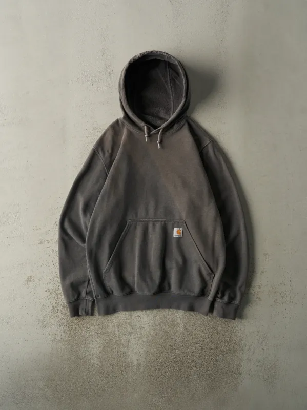Vintage Y2K Sun Faded Grey Carhartt Hoodie (S/M) sold by Rebalance Vintage