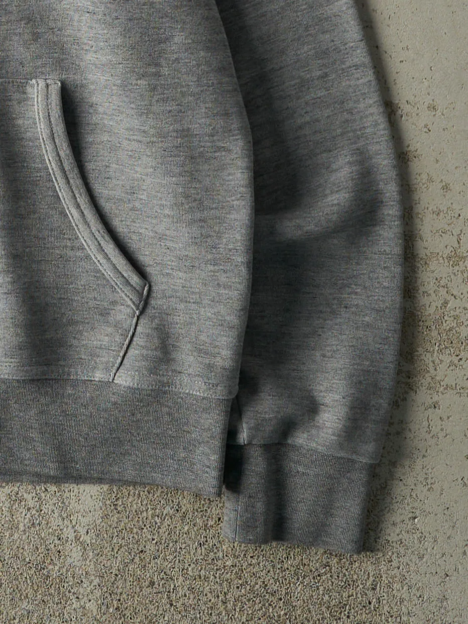 Vintage Y2K Grey Embroidered Polo Ralph Lauren Hoodie (S) sold by Rebalance Vintage product image thumbnail 3