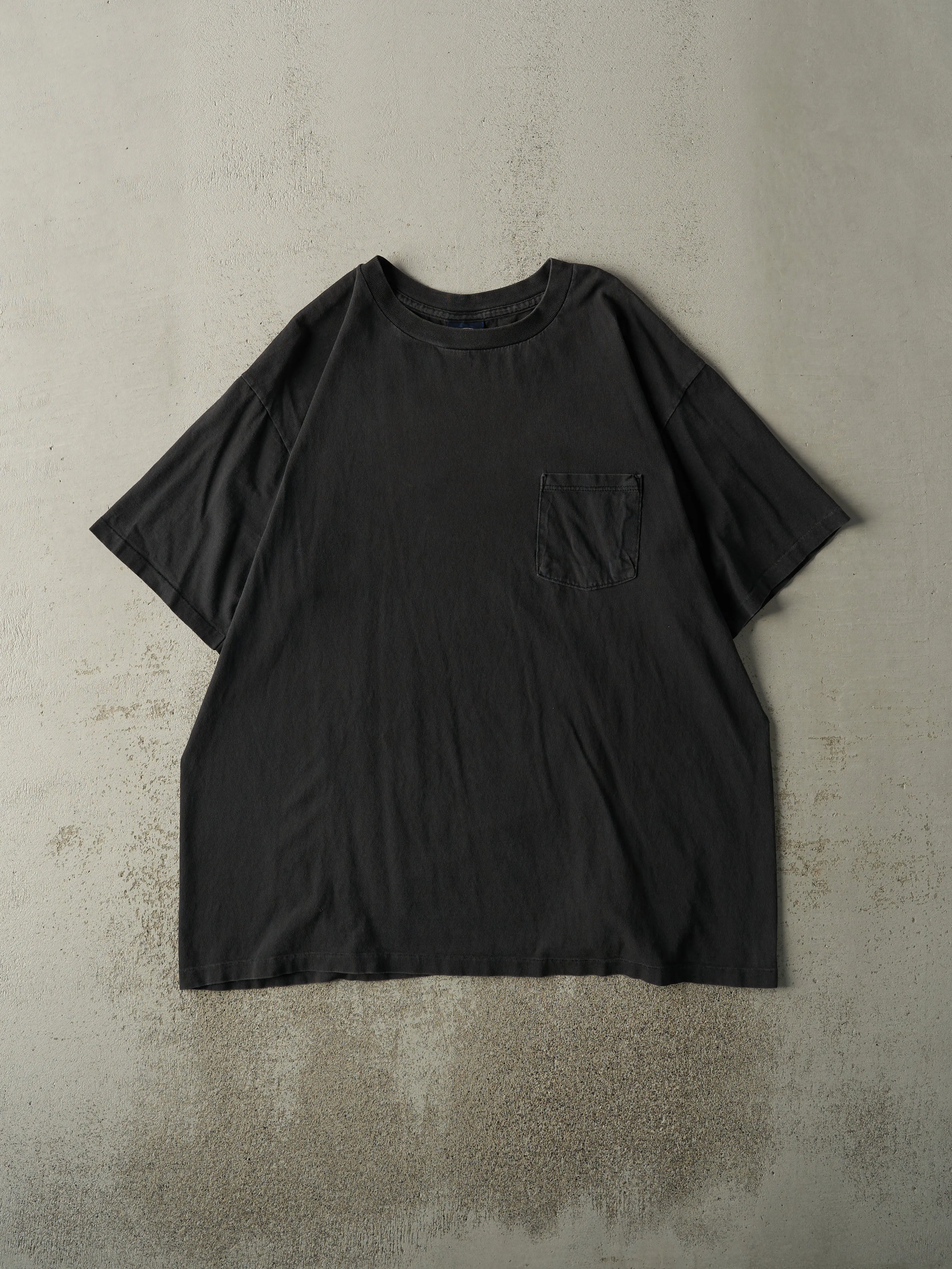 Vintage 90s Black Dickies Blank Single Stitch Pocket Tee (XL) sold by Rebalance Vintage