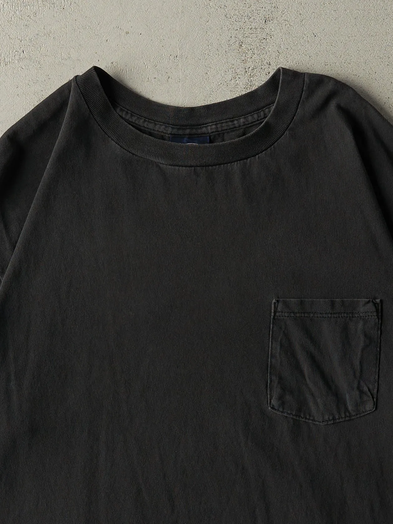 Vintage 90s Black Dickies Blank Single Stitch Pocket Tee (XL) sold by Rebalance Vintage product image thumbnail 2