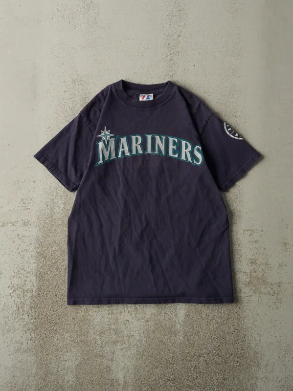 Vintage Y2K Navy Blue Seattle Mariners #29 Adrián Beltré Pérez Player Tee (S) sold by Rebalance Vintage