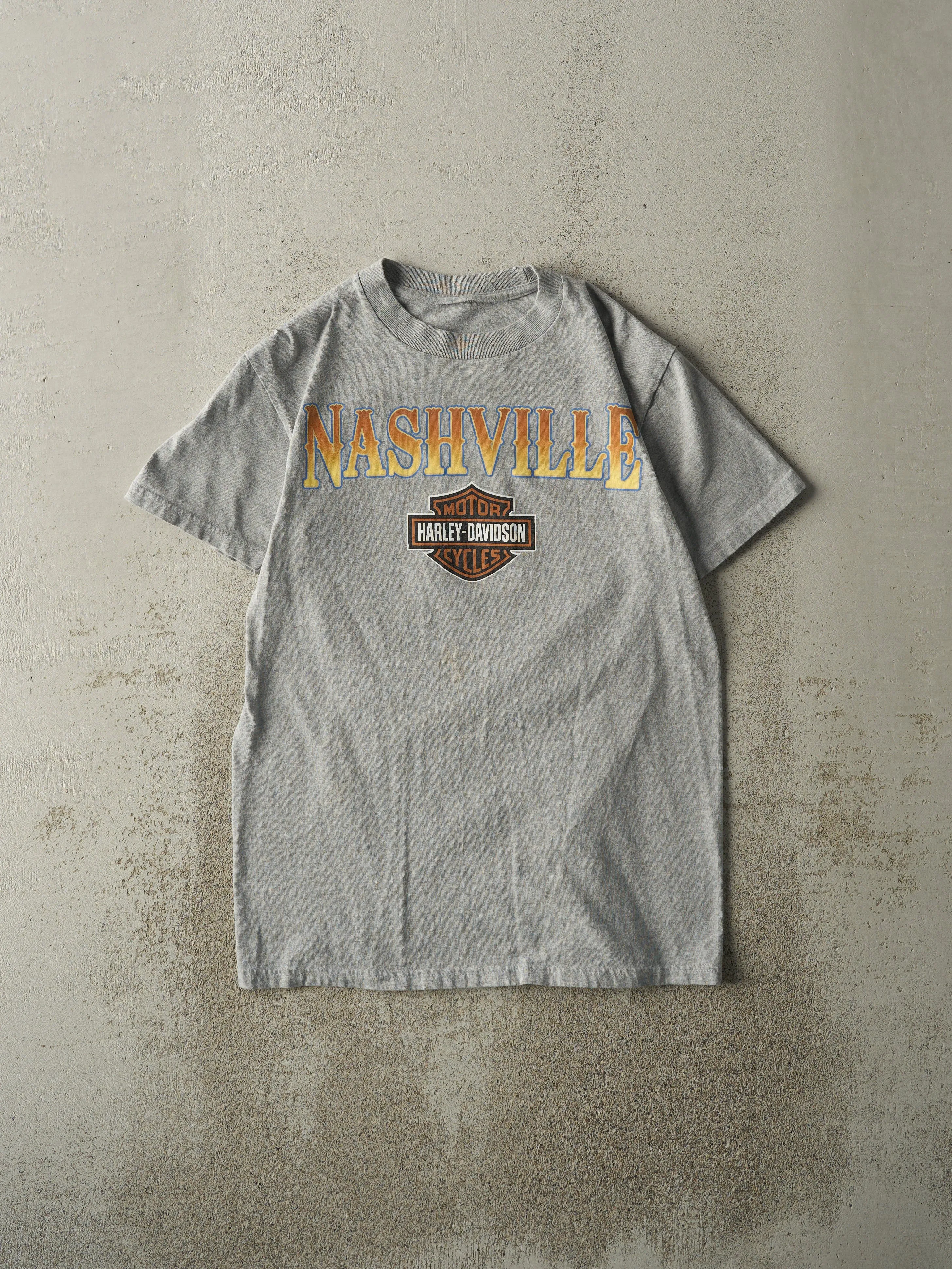 Vintage 10' Grey Nashville TN Harley Davidson Tee (S/M) sold by Rebalance Vintage