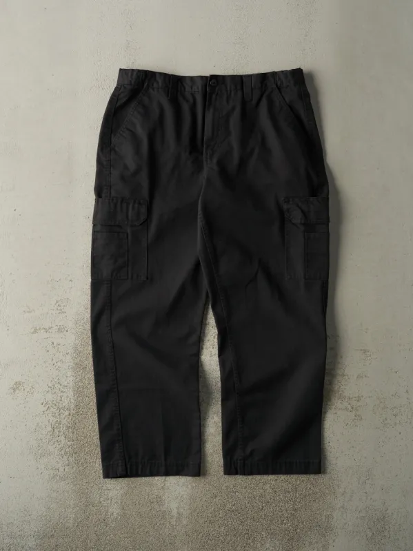Vintage Y2K Black Cargo Work Pants (36x29) sold by Rebalance Vintage