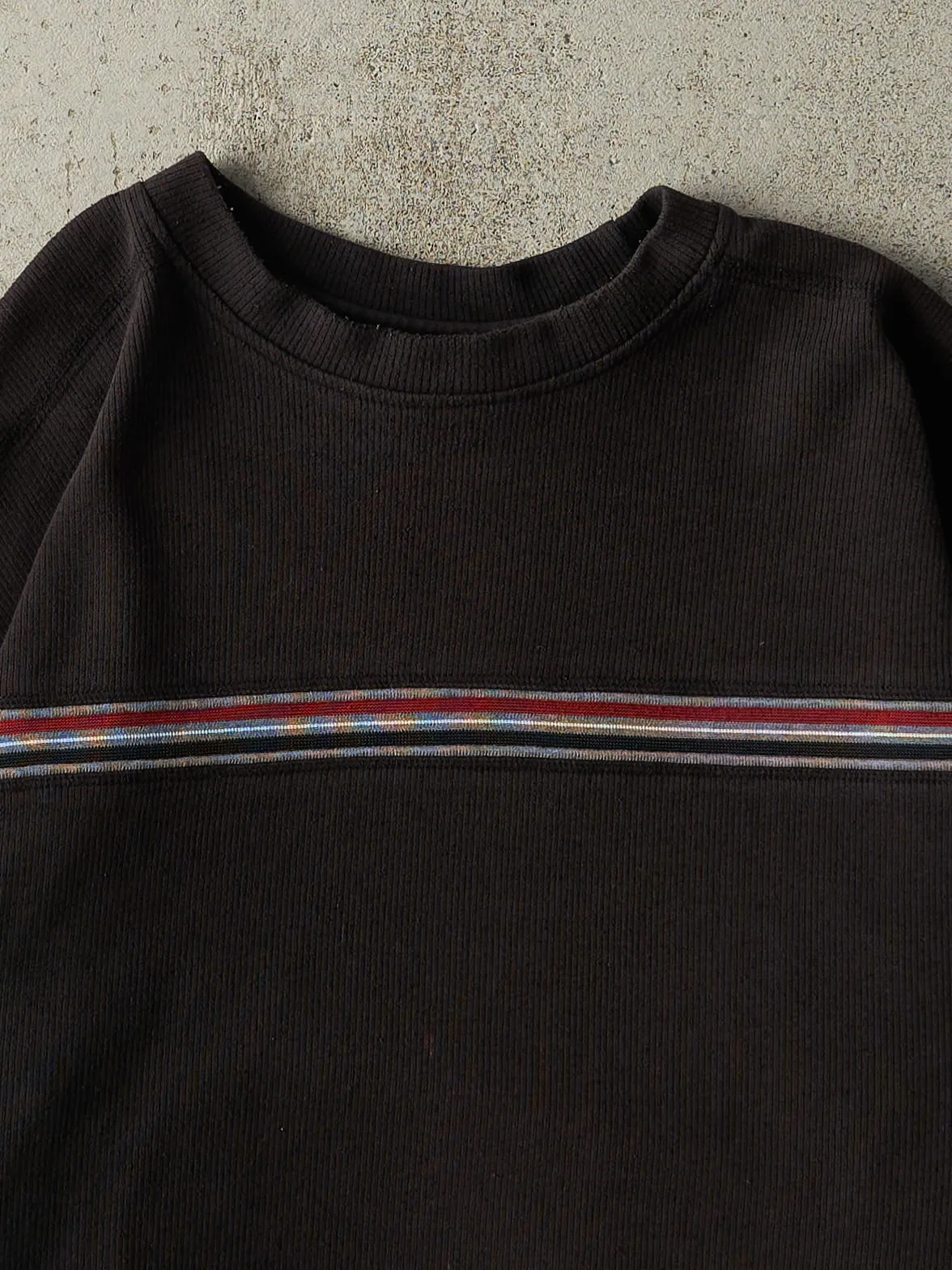 Vintage Y2K Faded Black Thermal Long Sleeve (L) sold by Rebalance Vintage product image thumbnail 2