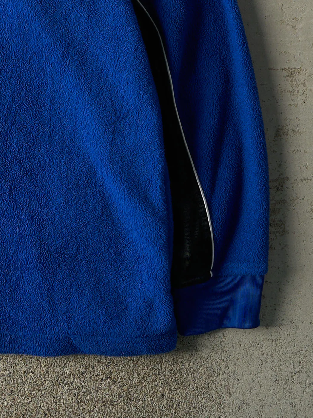 Vintage Y2K Blue & Black Russell Athletic Embroidered Fleece Hoodie (S) sold by Rebalance Vintage product image thumbnail 3