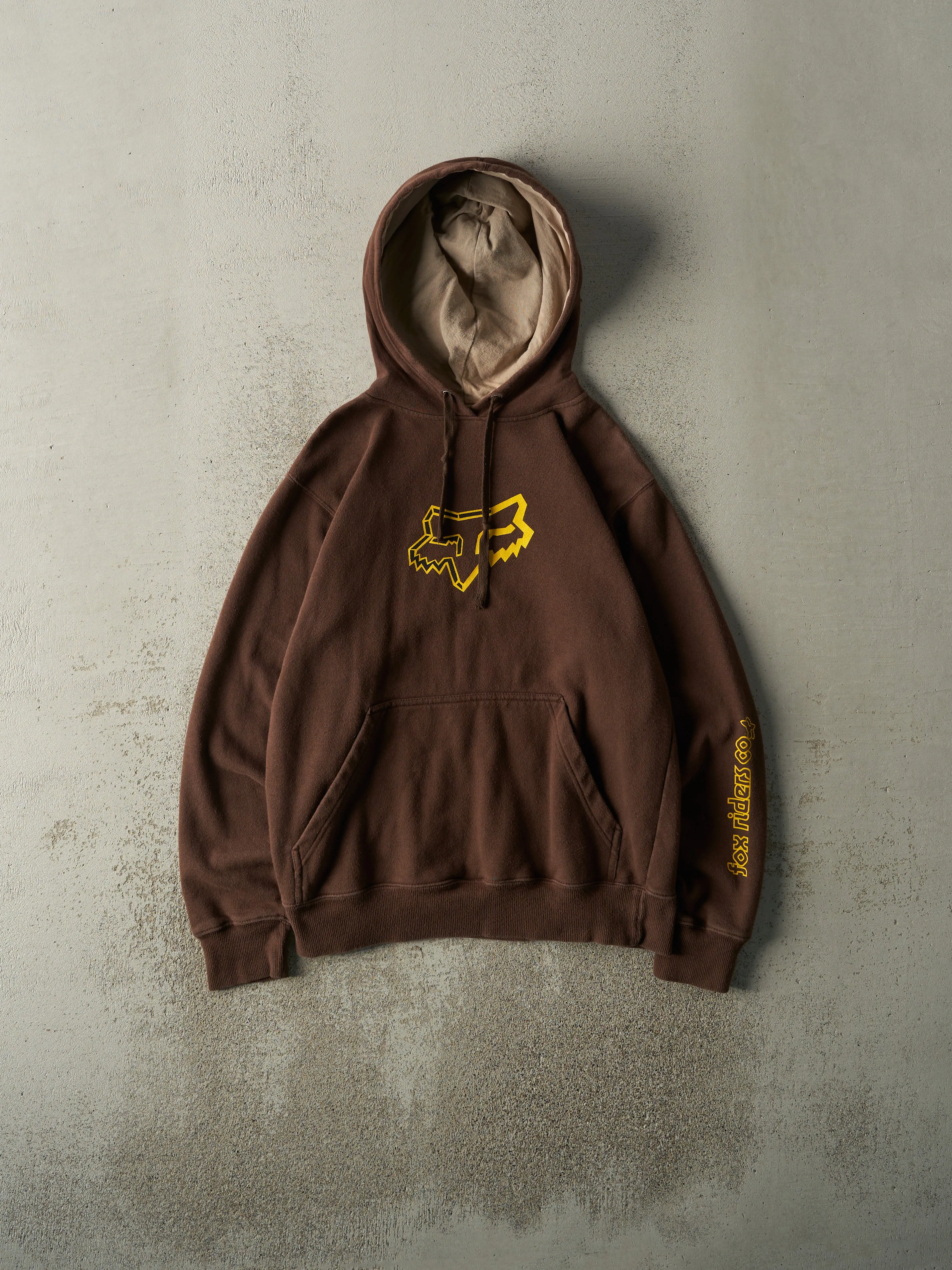 Vintage Y2K Brown Fox Hoodie (S) sold by Rebalance Vintage
