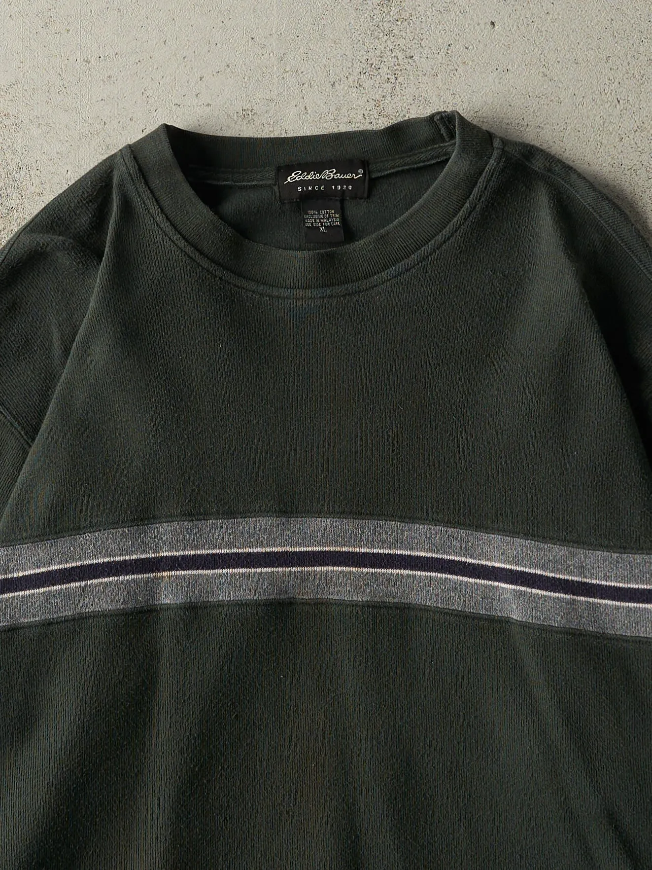 Vintage Y2K Green Eddie Bauer Thermal Long Sleeve (L) sold by Rebalance Vintage product image thumbnail 2