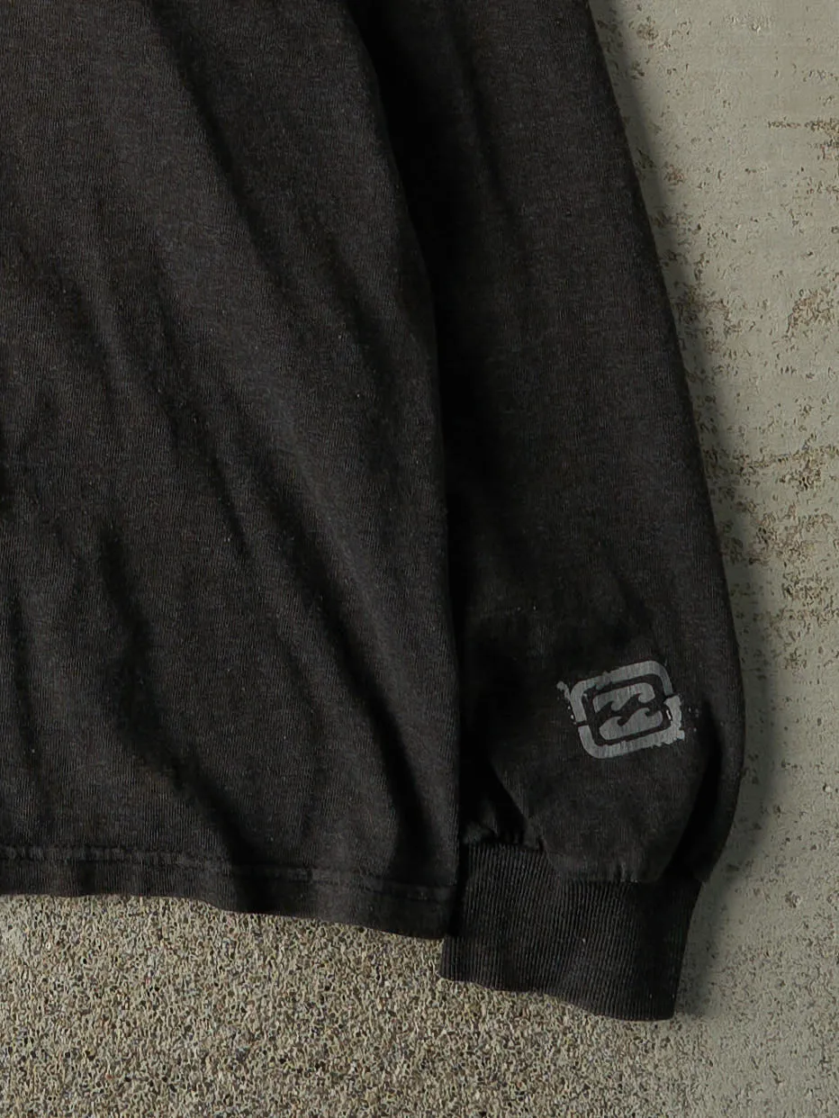 Vintage Y2K Charcoal Grey Billabong Long Sleeve (M) sold by Rebalance Vintage product image thumbnail 4