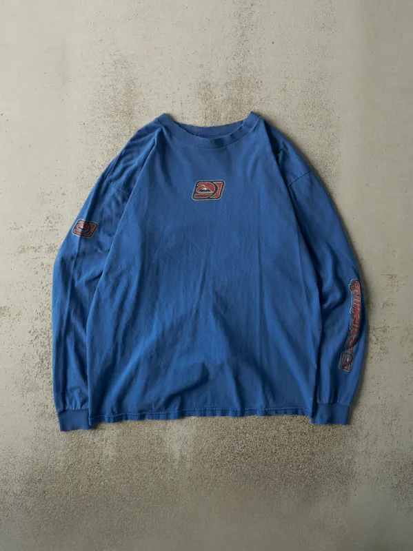 Vintage Y2K Blue Quiksilver Long Sleeve (M) sold by Rebalance Vintage