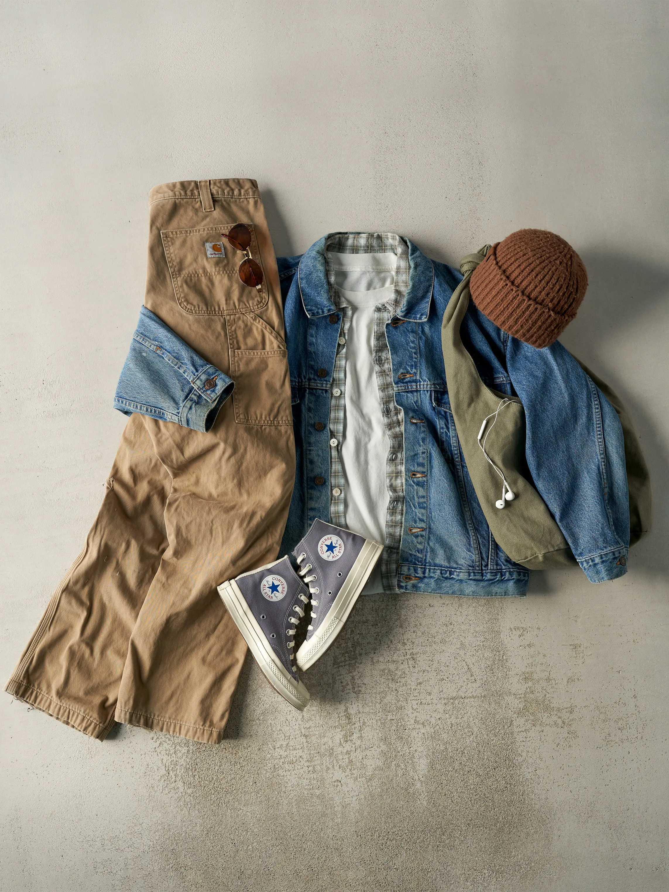 Vintage Y2K Beige & Brown Quiksilver Short Sleeve Button Up (M) sold by Rebalance Vintage product image thumbnail 2