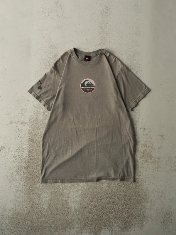 Vintage Y2K Green Quiksilver Logo Tee (S/M) sold by Rebalance Vintage