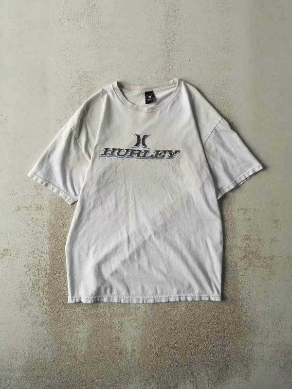 Vintage Y2K Off White Hurley Tee (M) made by Rebalance Vintage