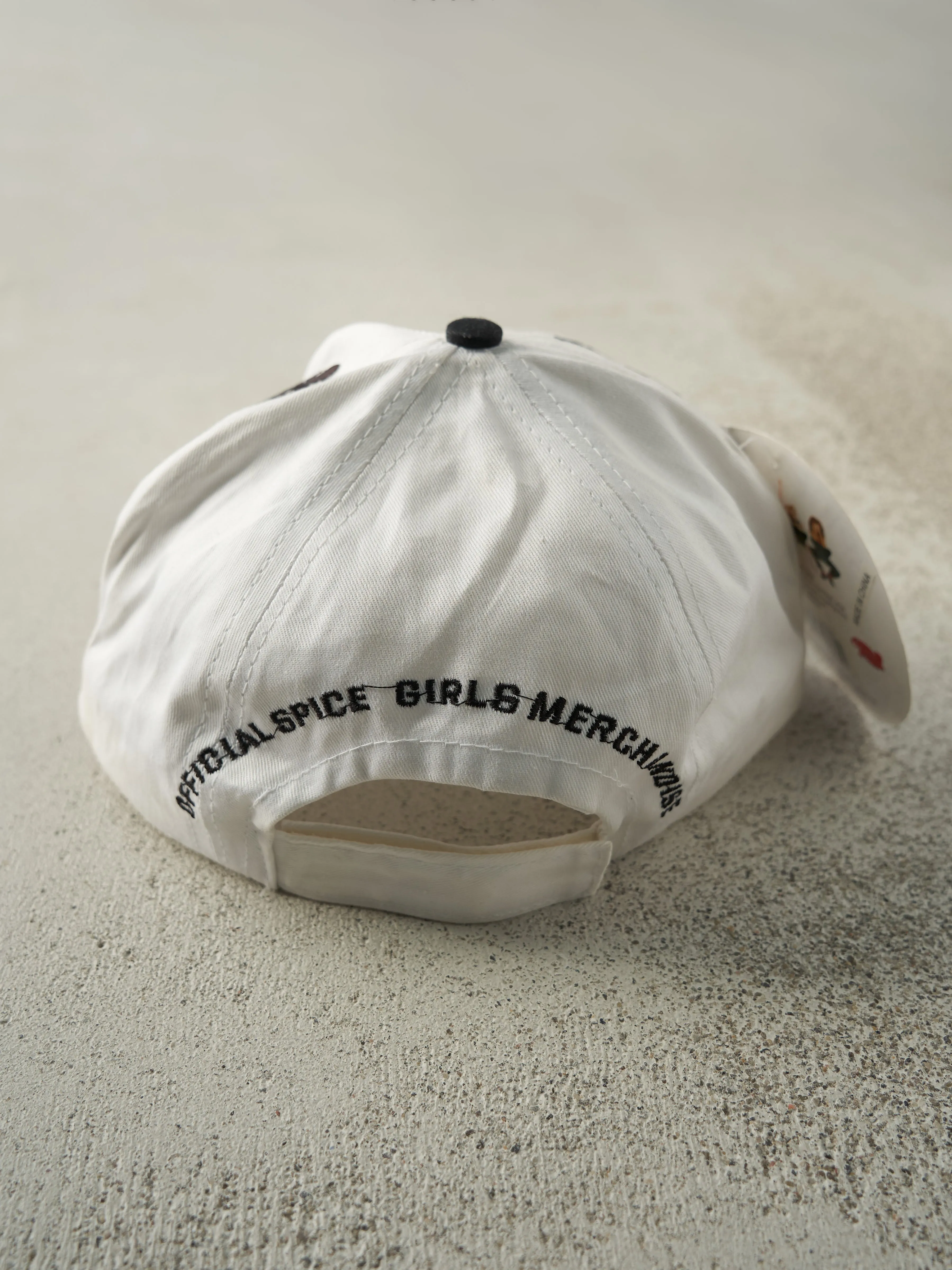 Vintage 97' White Spice Girls "Girl Power" Velcro Back Deadstock Hat sold by Rebalance Vintage product image thumbnail 3