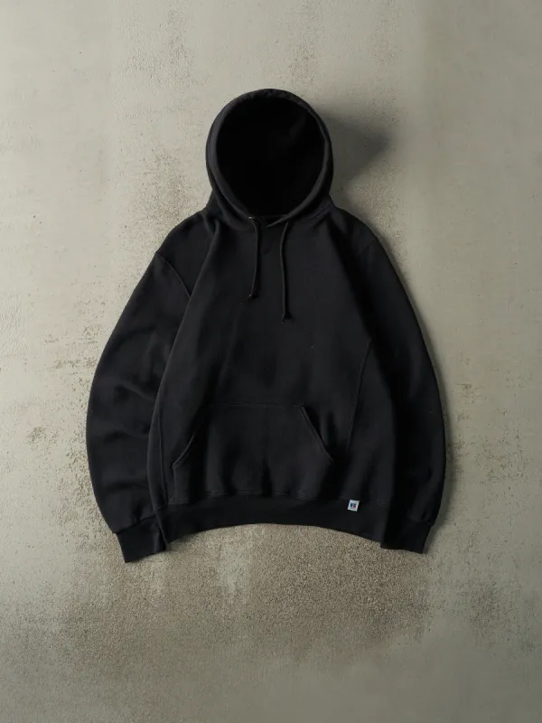 Vintage Y2K Black Blank Russell Athletic Hoodie (M/L) sold by Rebalance Vintage
